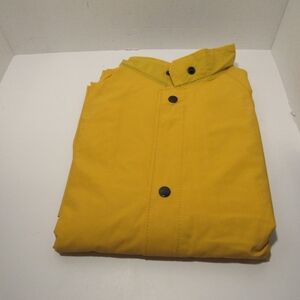 LDF INDUSTRIES Comfi-Wear Yellow 3 Piece PVC Heavy Duty Raincoat Size 3XL